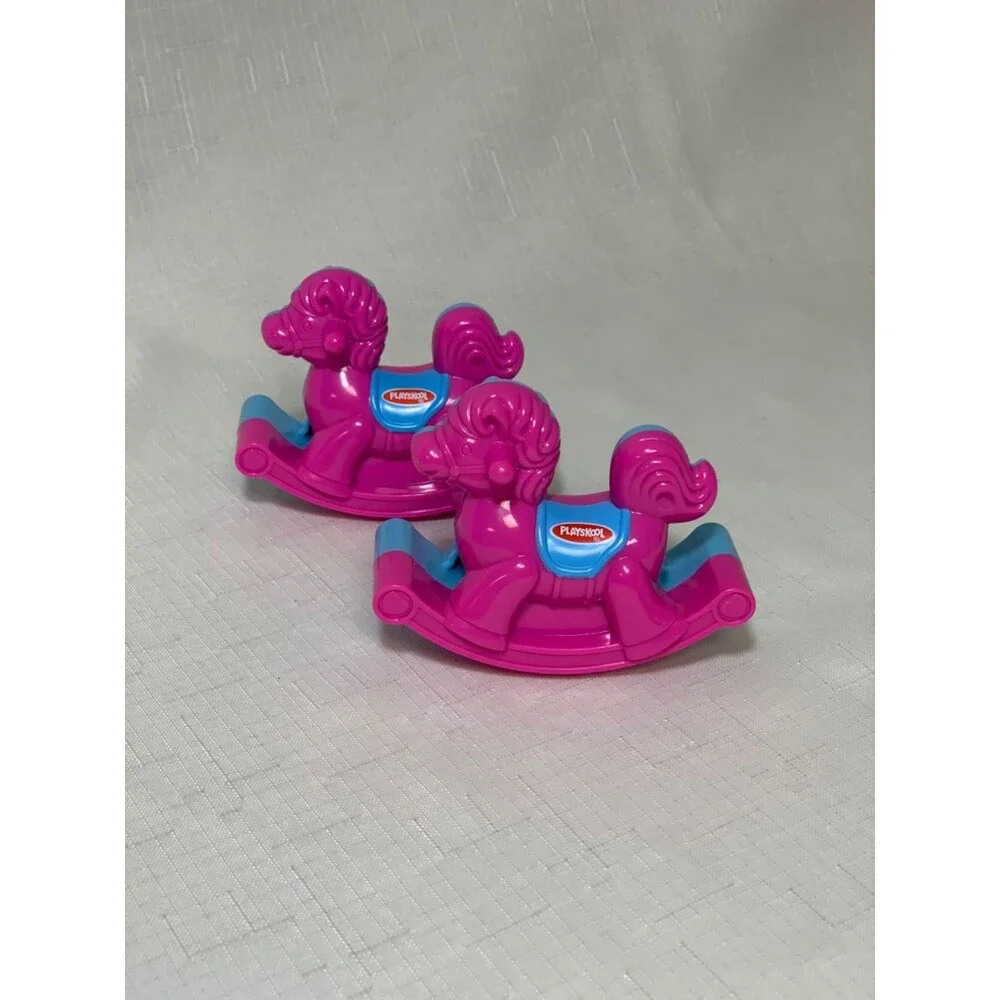 Pink & Blue Playskool Rocking Horse Toy Set - Picture 1 of 6